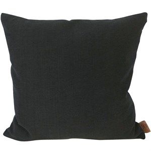 Image of Skriver Collection - Hotmadi pude - Sort - 65x65 cm
