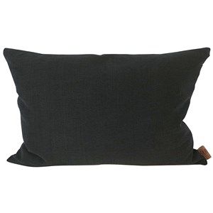 Image of Skriver Collection - Hotmadi pude - Sort - 30x50 cm
