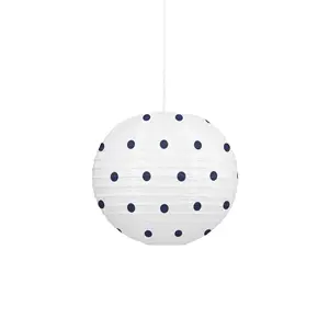 Nofred - Dot Paper Shade - Rispapir lampeskærm - Blå