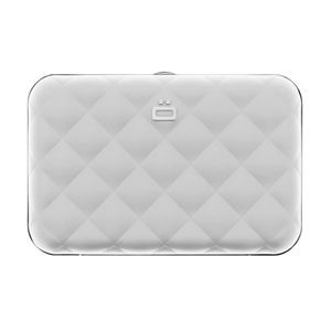 Image of Ögon Design - Ögon Quilted Button kortholder - sølv