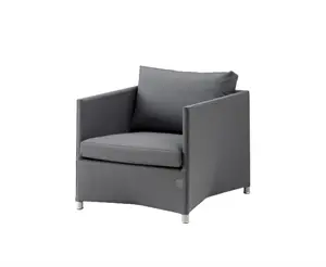 Cane-Line - Diamond loungestol Inkl. grey Cane-line AirTouch hyndesæt Grey, Cane-line AirTouch