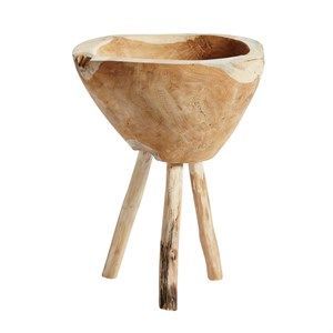 Image of Muubs - skål i teak rod - natur