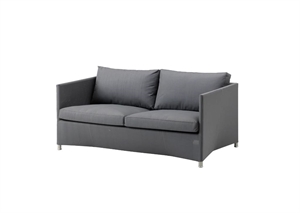 Cane-Line - Diamond 2-pers. sofa Inkl. grey Cane-line AirTouch hyndesæt Grey, Cane-line AirTouch