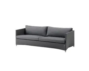 Cane-Line - Diamond 3-pers. sofa Inkl. grey Cane-line AirTouch hyndesæt Grey, Cane-line AirTouch