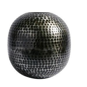Image of Muubs vase - Hammerede vase rund i grå