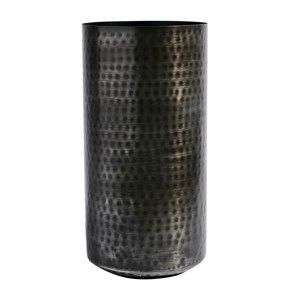 Image of Muubs vase - Hammerede vase høj i grå