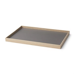 Gejst bakke - Frame tray medium i eg/grå