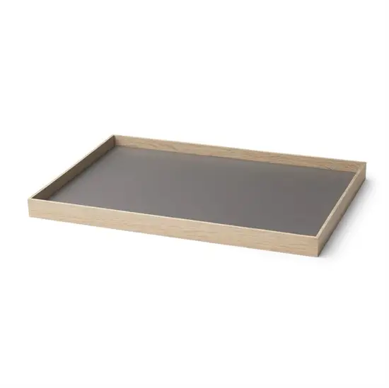 Gejst bakke - Frame tray medium i eg/grå