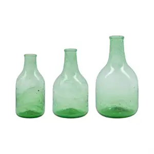 House Doctor - Vase, HDPlea, Grøn - 3 stk.