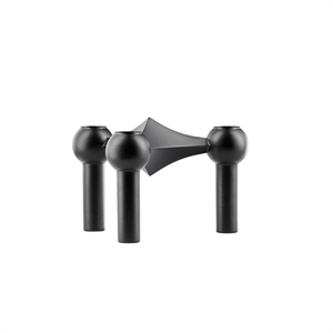 STOFF Nagel - Lysestage - Sort