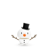 Hoptimist snemand - Baby snowman small (white)