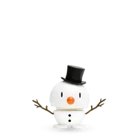 Hoptimist snemand - Baby snowman small (white)