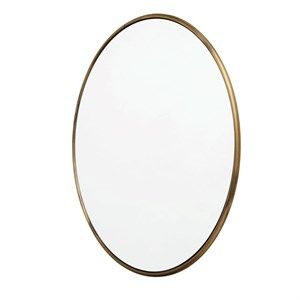 Image of Muubs - Copenhagen spejl - Rundt - Antik Messing - Ø110 cm