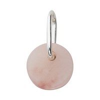Design Letters - Pink opal vedhæng - Sølv