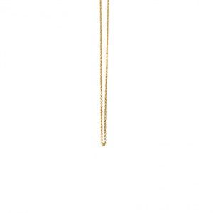 Image of Design Letters - Halskæde - 45 cm - Forgyldt guld