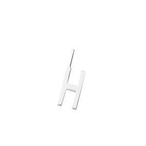 Image of Design Letters - Bogstav vedhæng H10 - "H" - Sterlingsølv