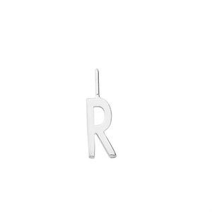 Image of Design Letters - Bogstav vedhæng H10 - "R" - Sterlingsølv