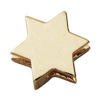 Design Letters - Stjerne vedhæng - Forgyldt guld