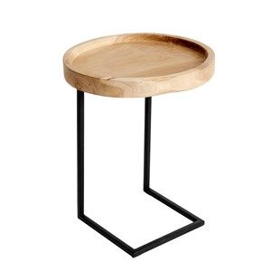 Image of Muubs - Samoa Sidebord - Teakrod/Jern - Natur/Sort