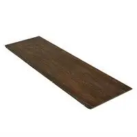 Tillægsplade i mørk, røget farve til bordforlængelse. Elegant og funktionelt design.