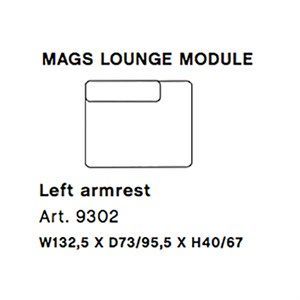 Image of HAY - Mags modul sofa - Venstre lounge modul - Art. 9302