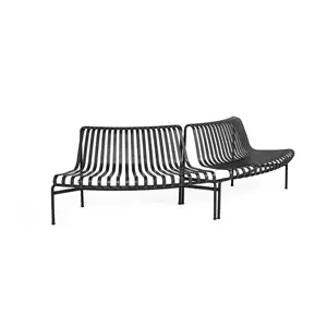 HAY - Havebænk Park - Palissade Park Dining Bench - 2 x Out - Starter - Anthracite (2 bænke)