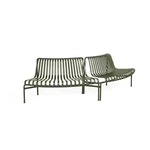 HAY - Havebænk Park - Palissade Park Dining Bench - 2xOut - Starter - Oliven (2 bænke)