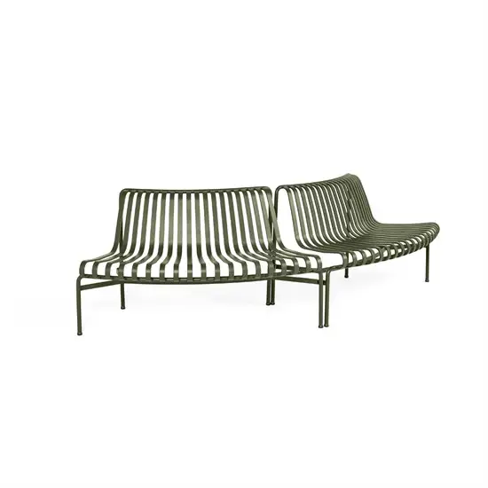 HAY - Havebænk Park - Palissade Park Dining Bench - 2xOut - Starter - Oliven (2 bænke)