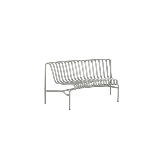 HAY - Havebænk Park - Palissade Park Dining Bench - In - Add-on - Lysegrå / Sky Grey