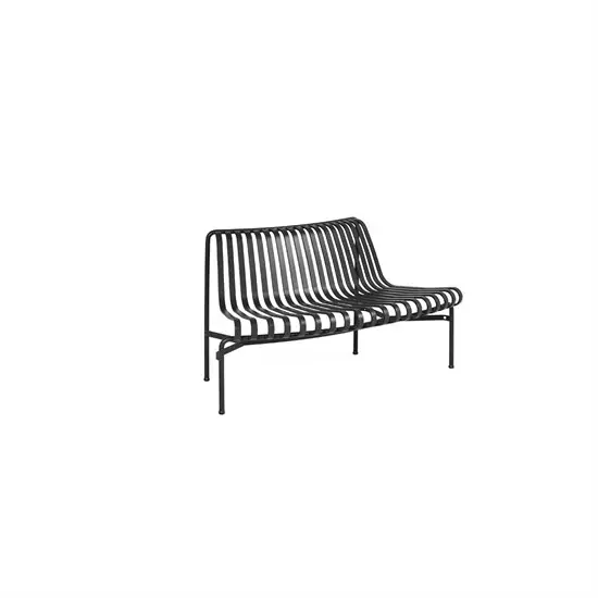 HAY - Havebænk Park - Palissade Park Dining Bench - Out - Add-on - Anthracite