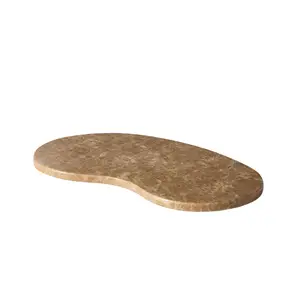 Muubs - Tapas bræt organisk Suji - Sand L - Marmor