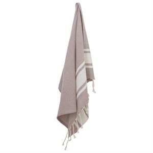 Image of Au Maison viskestykke - Annabelle Old rose/hvid (50x70)