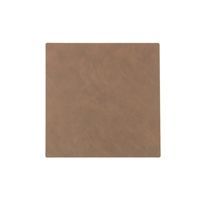 LindDNA dækkeserviet - Tablemat Square 28x28 cm (brown/nupo)