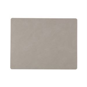 Image of LindDNA dækkeserviet - Tablemat Square 35x45 cm (light grey/nupo)