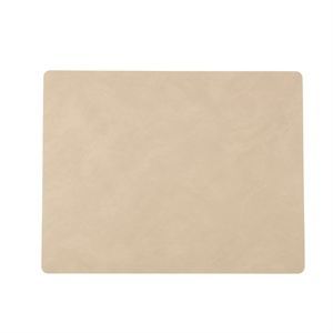 Image of LindDNA dækkeserviet - Tablemat Square 35x45 cm (sand/nupo)