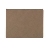 LindDNA dækkeserviet - Tablemat Square 35x45 cm (brown/nupo)