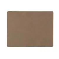 LindDNA dækkeserviet - Tablemat Square 35x45 cm (brown/nupo)