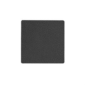 LindDNA - Dækkeserviet -  Glass mat square - Hippo Black Antracite 