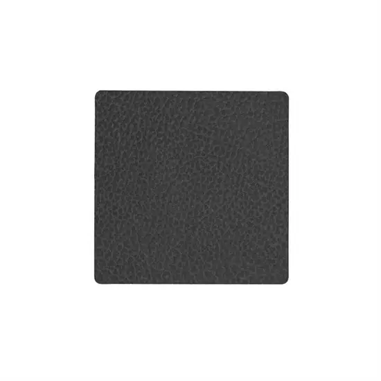 LindDNA - Dækkeserviet -  Glass mat square - Hippo Black Antracite 