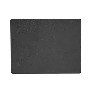 LindDNA - Dækkeserviet -  Table mat square - Hippo Black Antracite 35x45 cm
