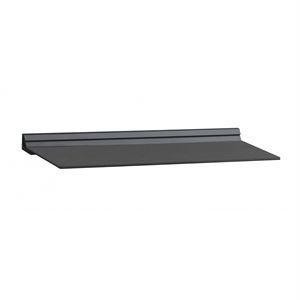Image of LindDNA hylde - Slim shelf small (nupo black/alu black)