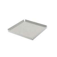 LindDNA bakke - Tray square small (nupo metallic/alu metallic)