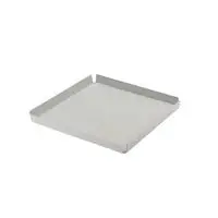 LindDNA bakke - Tray square small (nupo metallic/alu metallic)