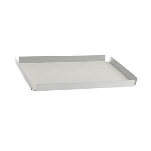 Image of LindDNA bakke - Tray square large (nupo metallic/alu metallic)