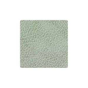 LindDNA - Glasbrik- Hippo Olive Green - 10x10 cm