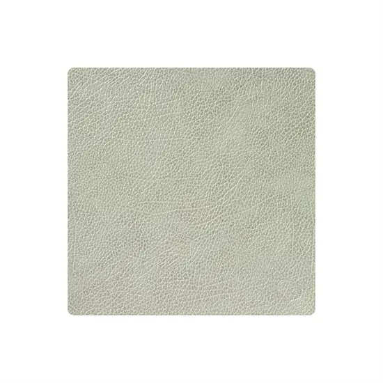 LindDNA - Dækkeserviet -  Table mat square - Hippo Olive Green 28x28 cm