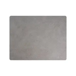 LindDNA - Dækkeserviet -  Table mat square - Hippo Antracite Grey 35x45 cm