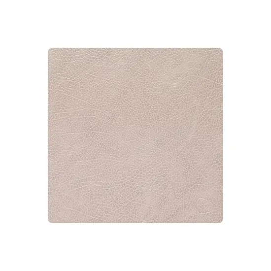 LindDNA - Dækkeserviet -  Table mat square - Hippo Warm Grey 28x28 cm