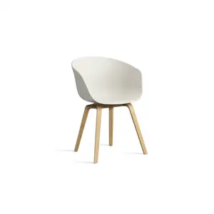 Hay - Spisebordsstol - AAC 22 - About a Chair - Melange Cream 2.0 - Ben: eg/vandbaseret lak