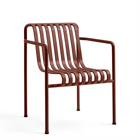 HAY havestol - Palissade spisebordsstol - Rød - Iron Red - Dining arm chair